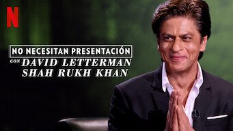 No necesitan presentación con David Letterman: Shah Rukh Khan (2019)